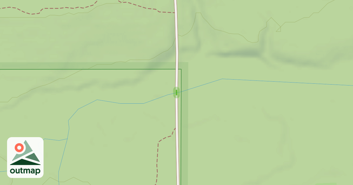 Map of Fred J. Cusimano Westside Overland Trail