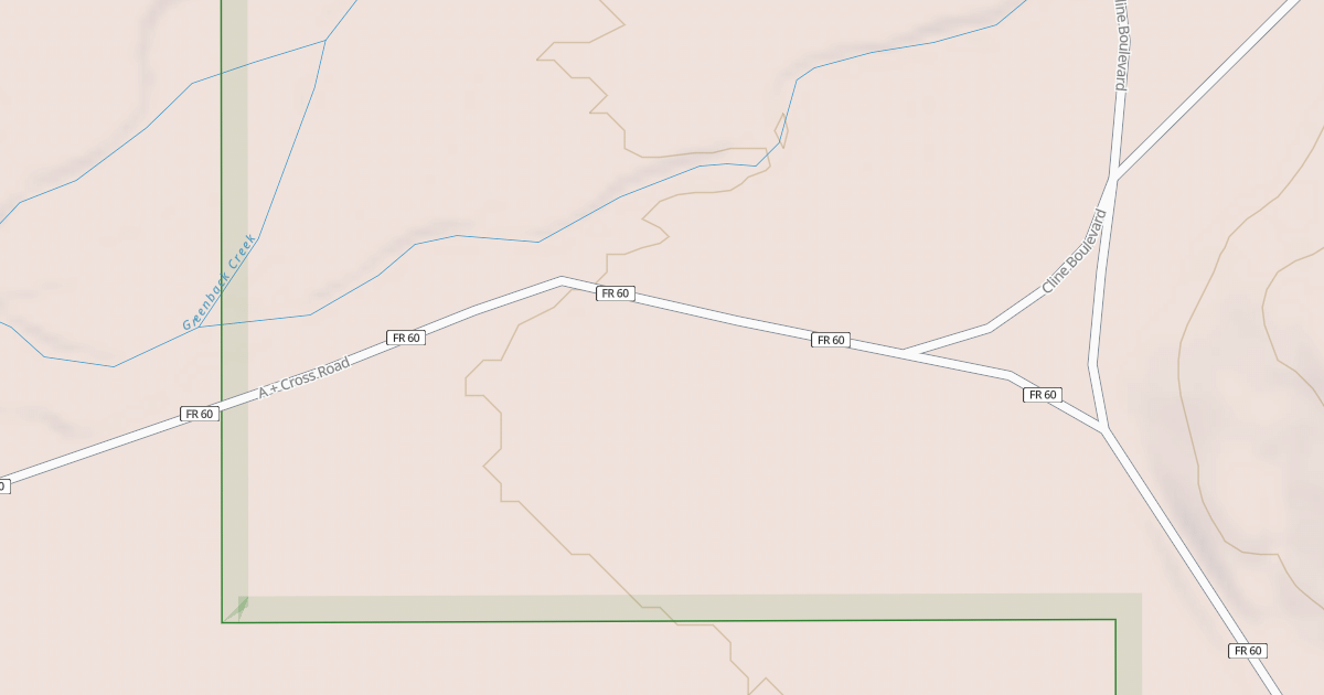 Map preview of FDR 60A THROUGH WASH