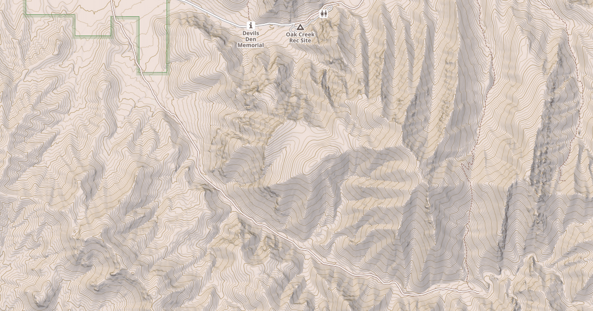 Map preview of DRY CREEK