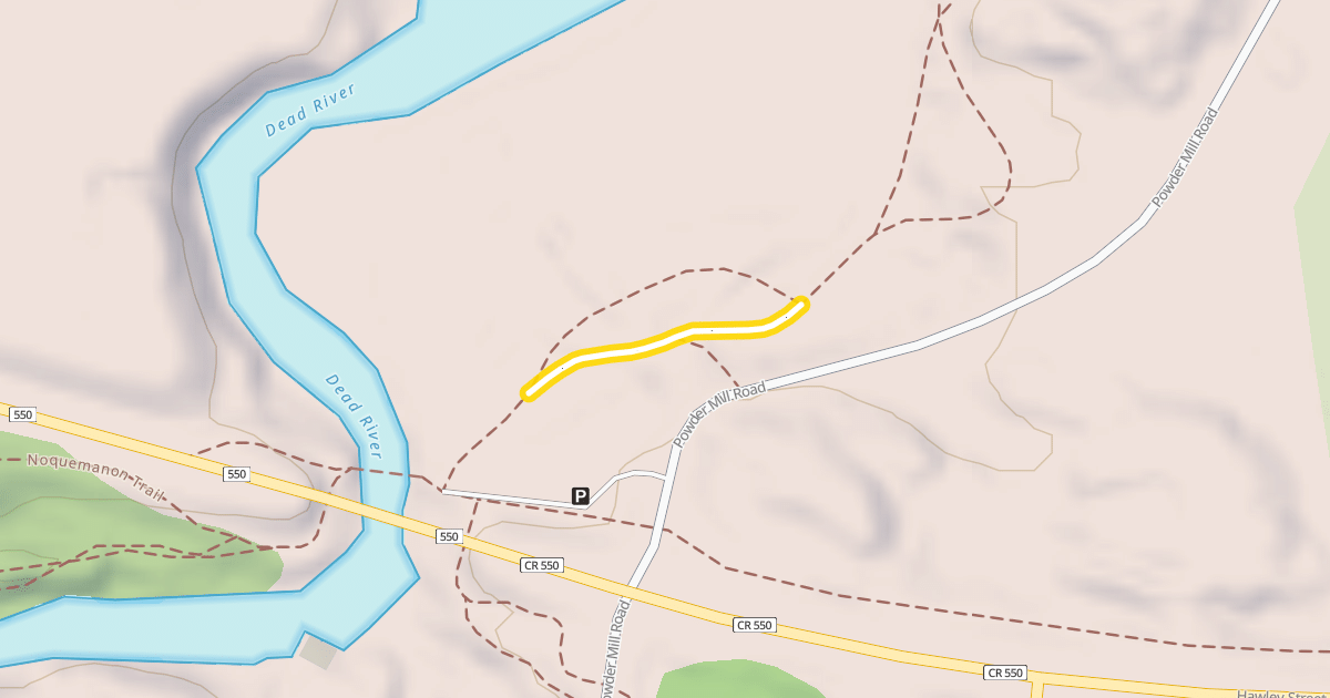 Map preview of Noquemanon Trail