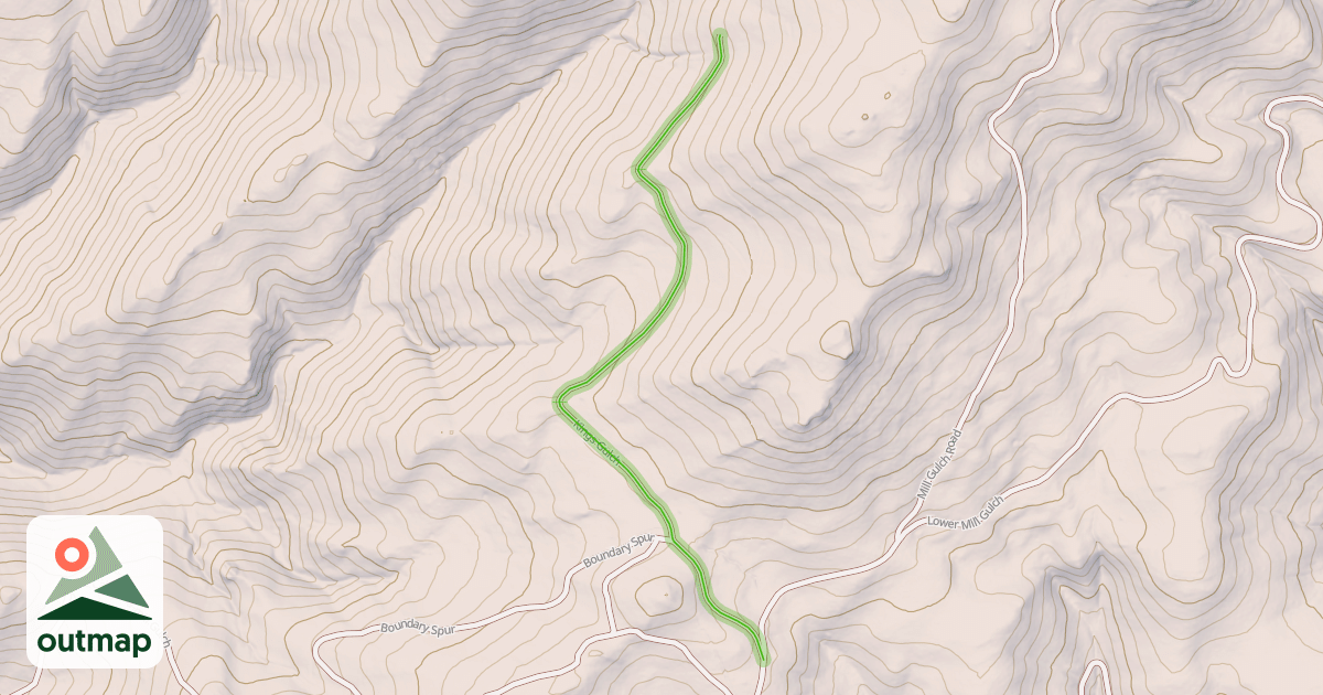 Map of Kings Gulch