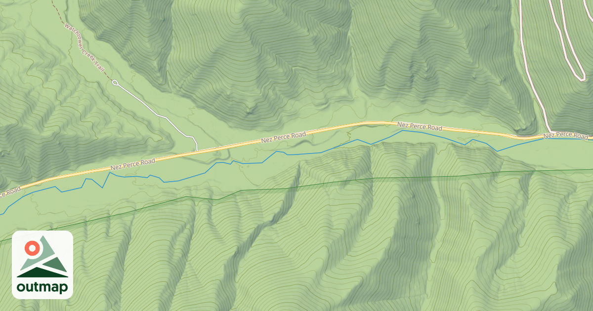 Map of (FDR) NEZ PERCE TRAIL