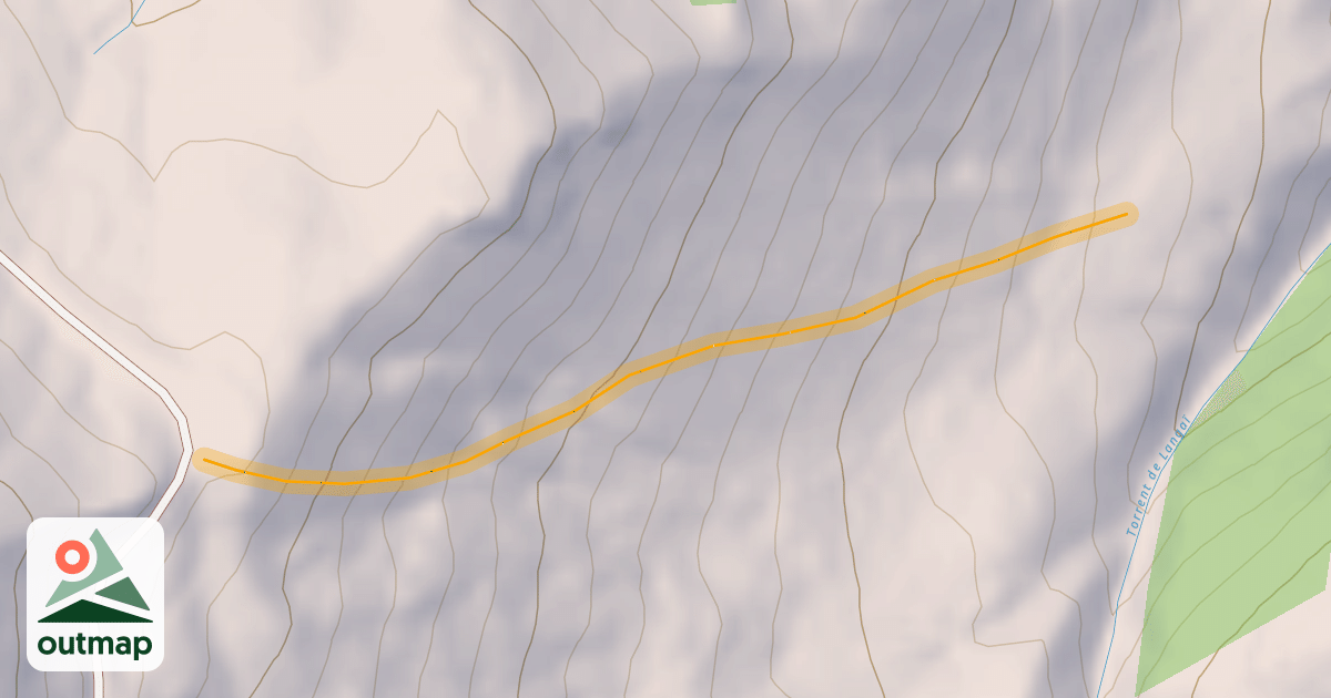 Map of Serre de l'Homme Hors Piste
