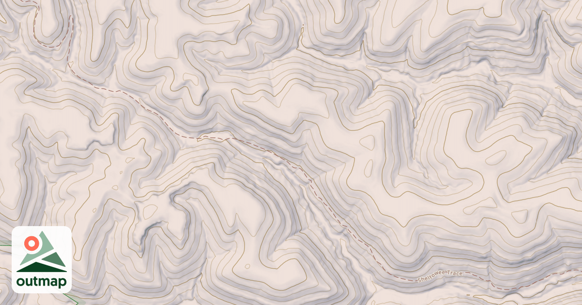 Map of Sheltowee Trace