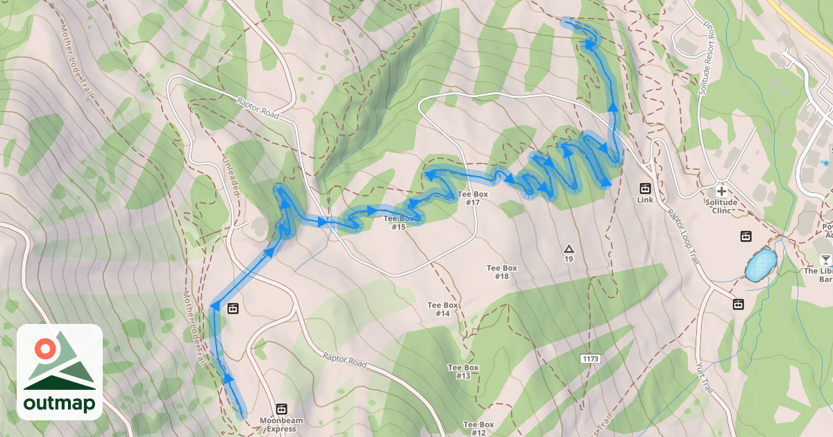 Map of Quicksilver Trail
