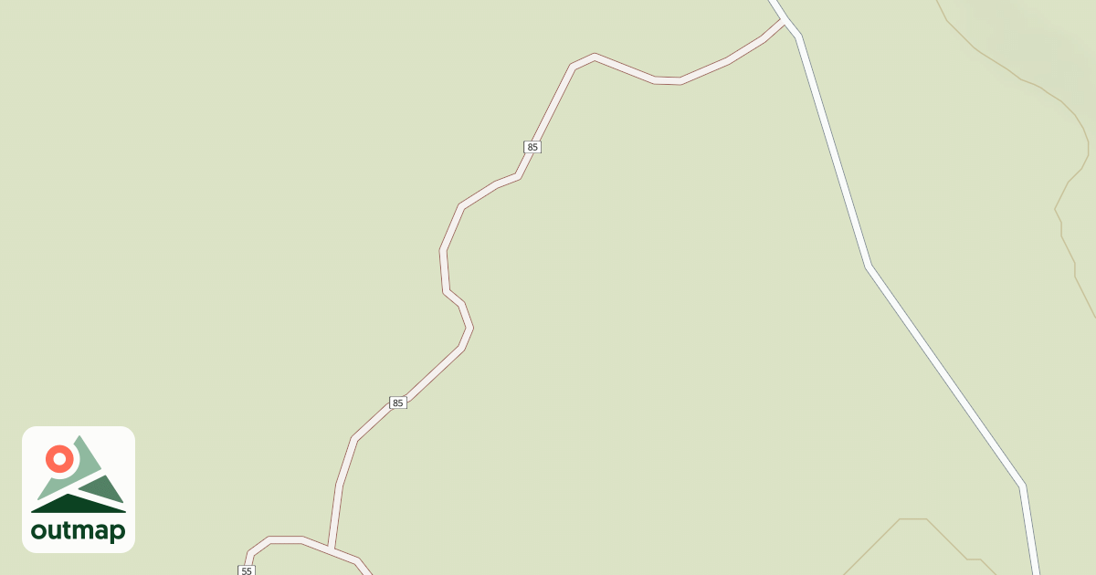 Map of Millican Plateau Tr 85
