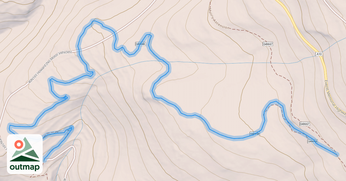 Map of Strawberry Valley 04W48 (Closed thru 12/2026)