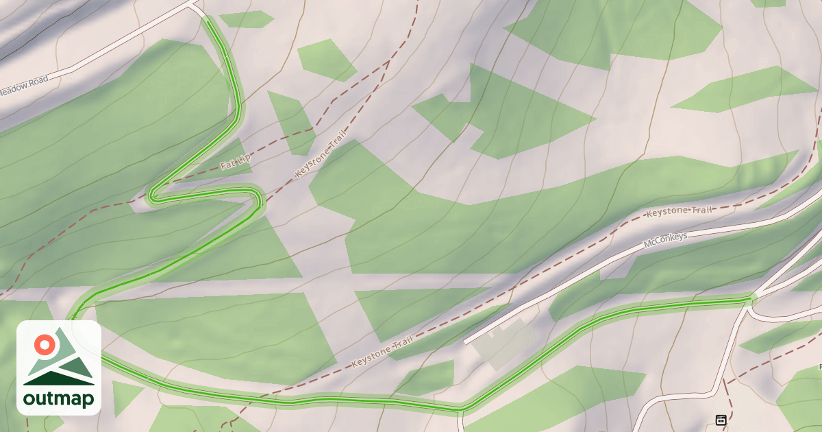 Map of Mid Mtn