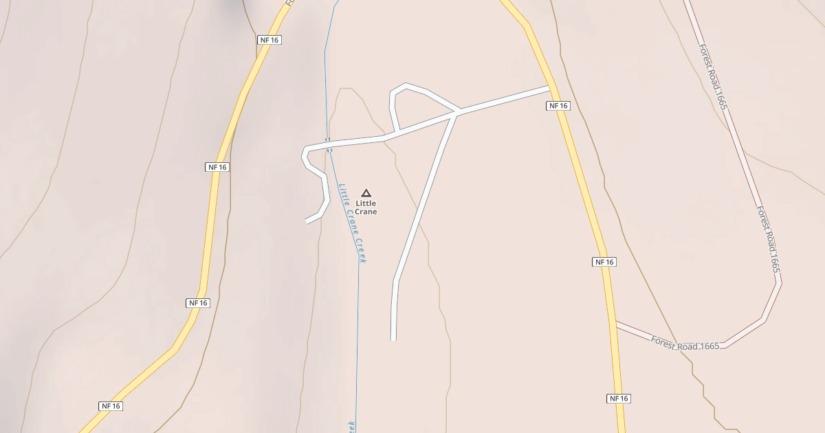 Map preview of LITTLE CRANE CG LOOP MRS