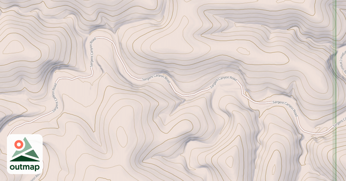 Map of UPPER SARGENT SEEP