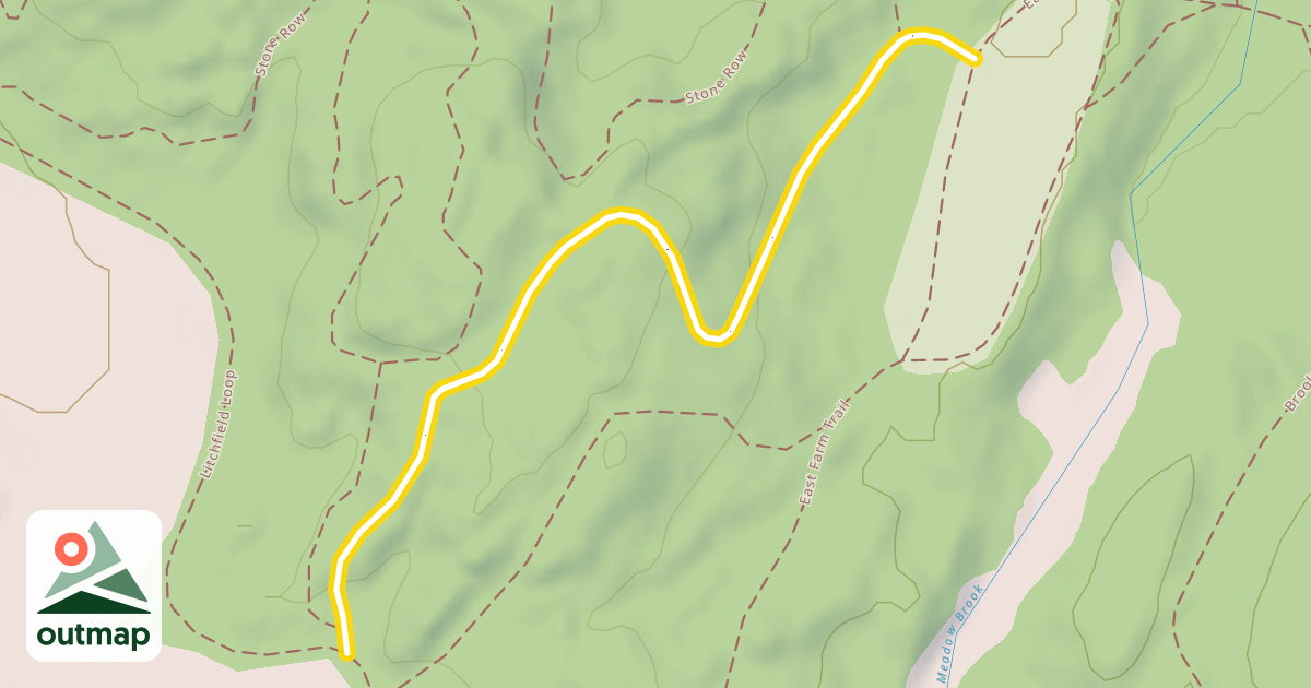 Map of Woodchuck Trail