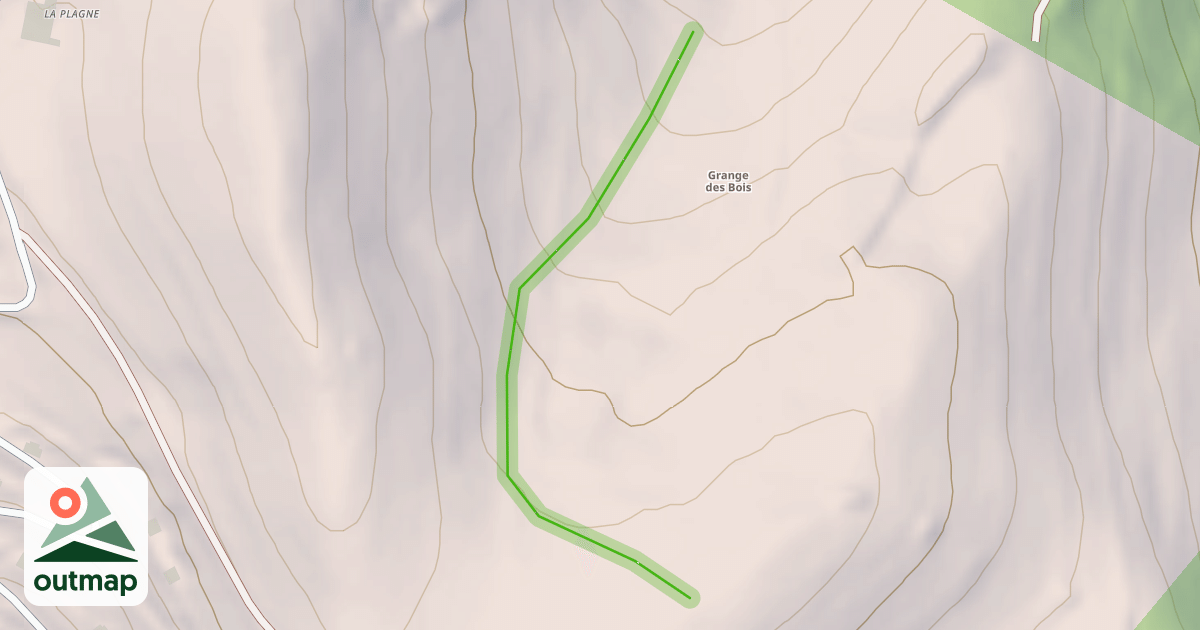 Map of La Grange des Bois