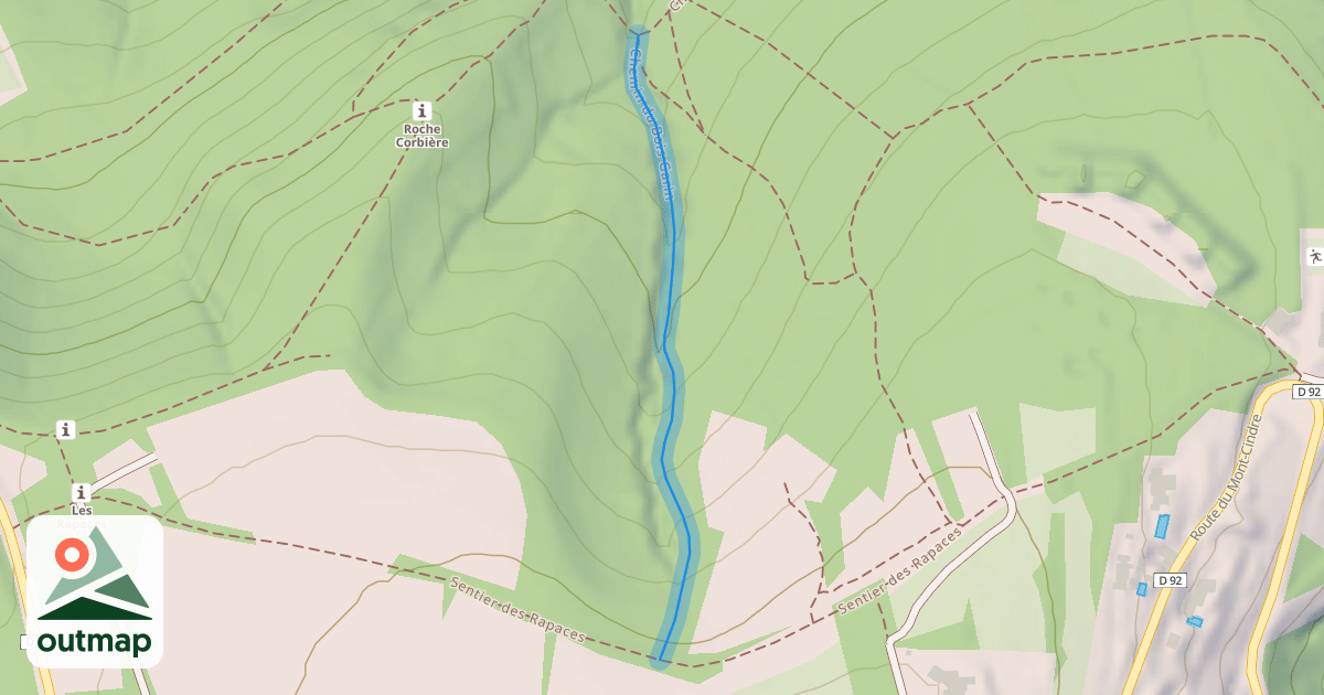 Map of Chemin du Bois Garin