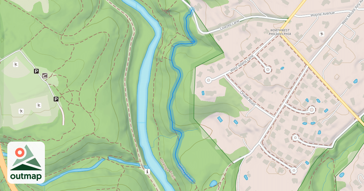 Map of White Trail