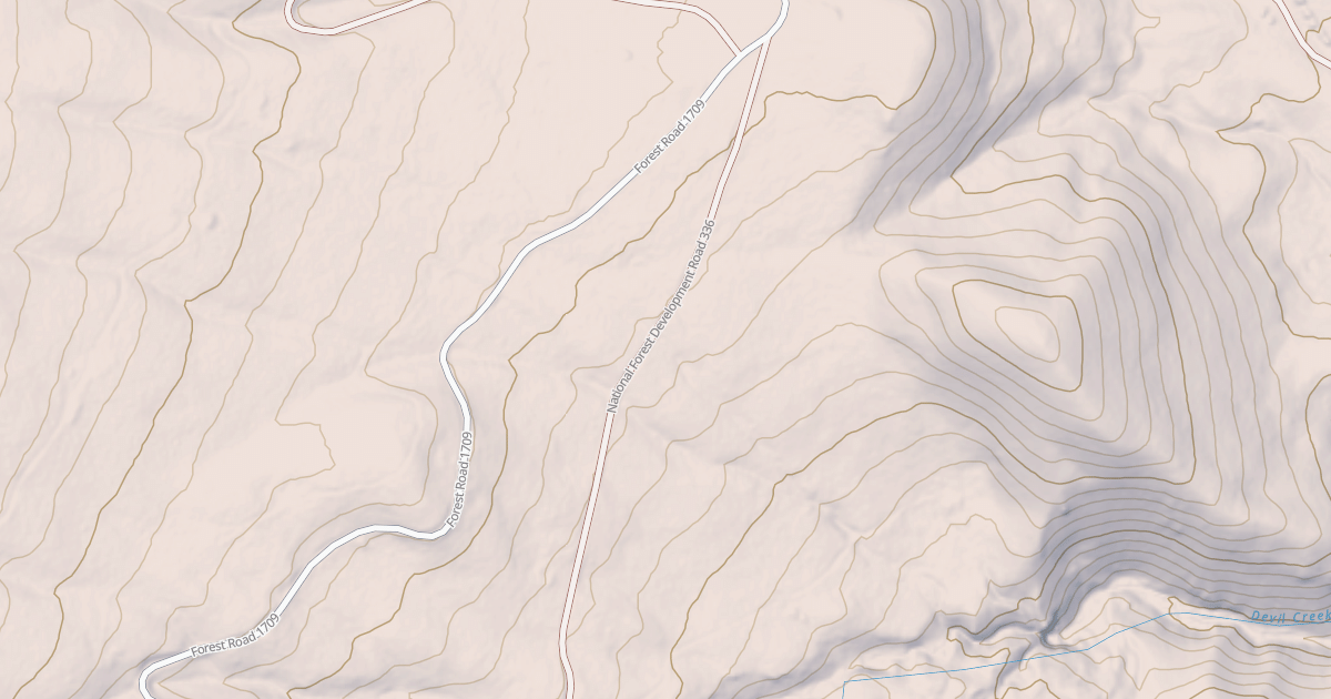 Map preview of LOWER DEVIL CREEK