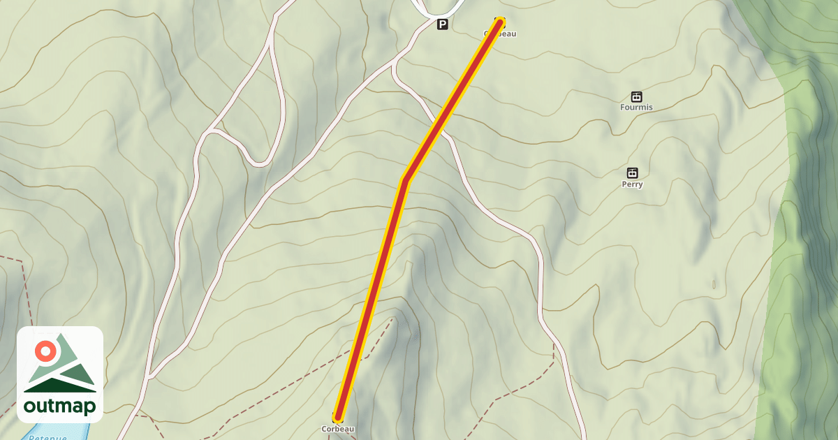 Map of Corbeau