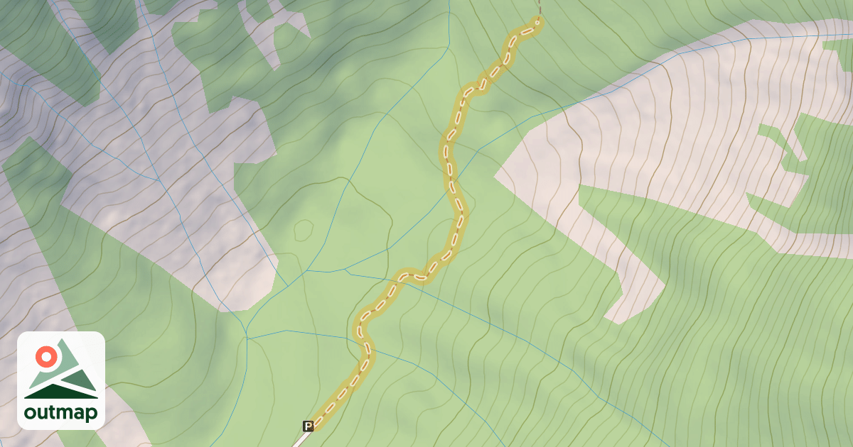 Map of Marriott Basin Trail