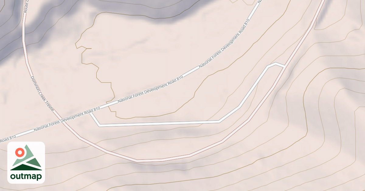 Map of DOMINION SERVICE ROAD
