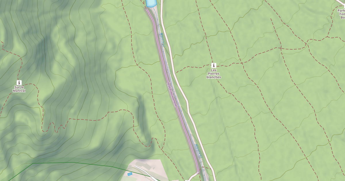 Map preview of levée du torrent