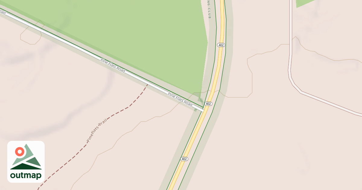Map of Edgemere-Pecks Pond - Snowmobile Trails