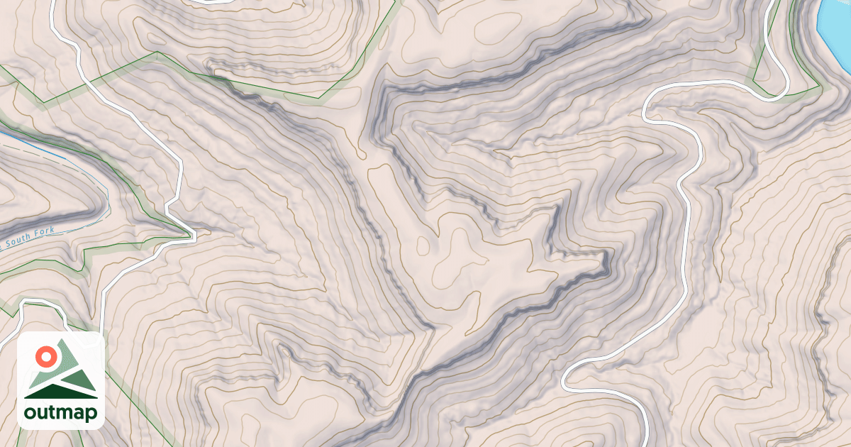 Map of Yellow Cliff