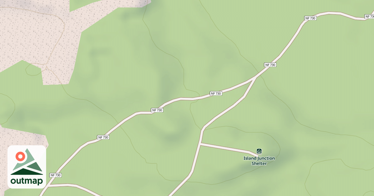 Map of Trail #1 - Island Lake