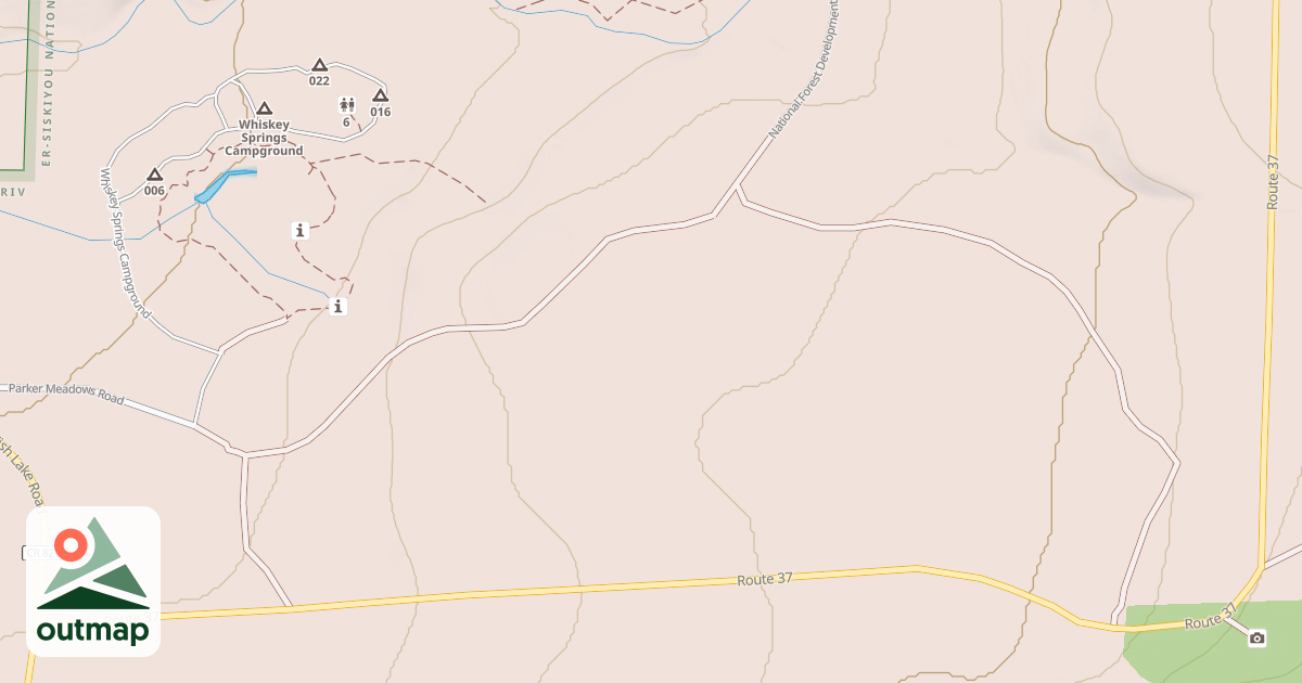 Map of ROUTE 37