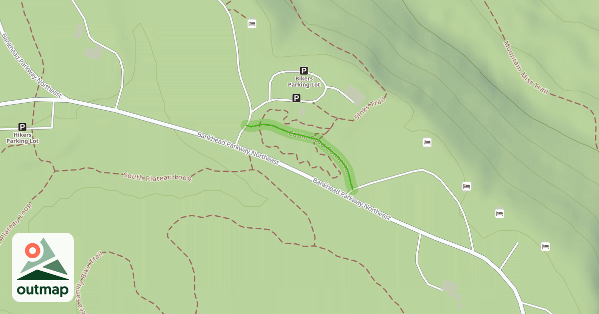 Map of Cabin Road Connector