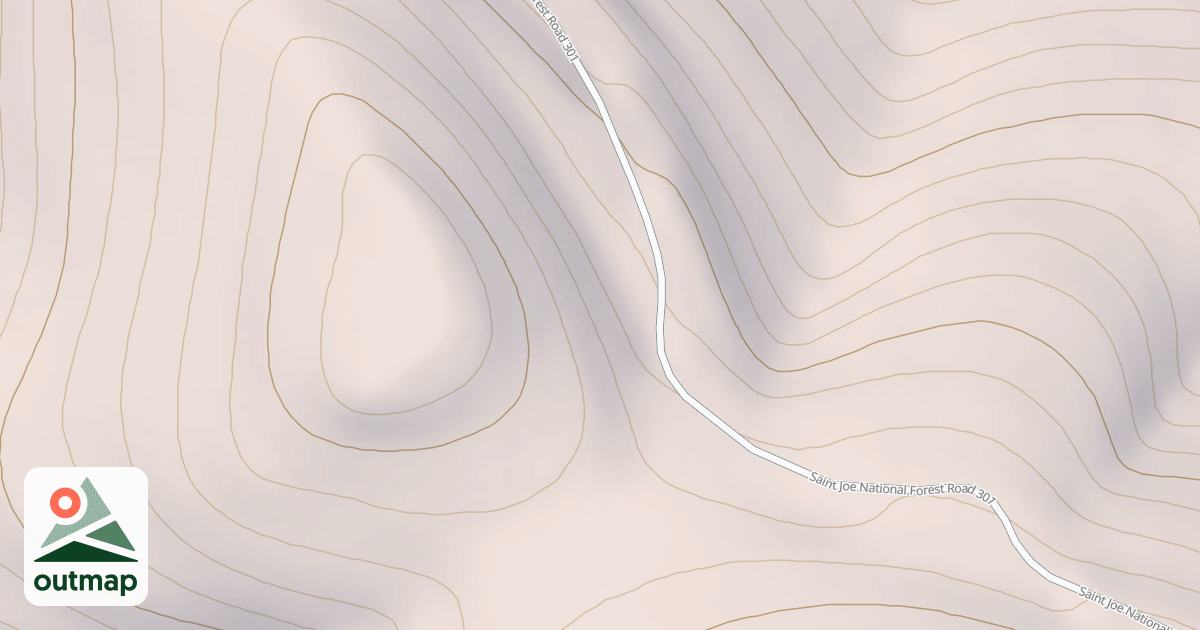 Map of GOLD NUGGET