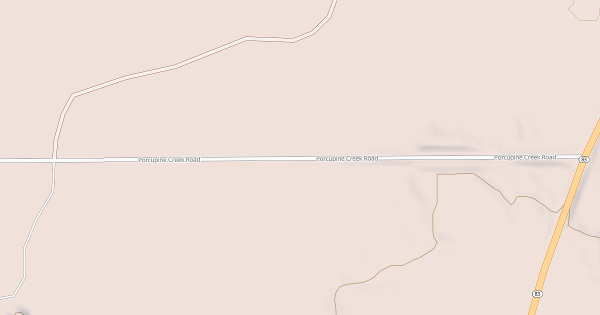 Map preview of PORCUPINE CREEK