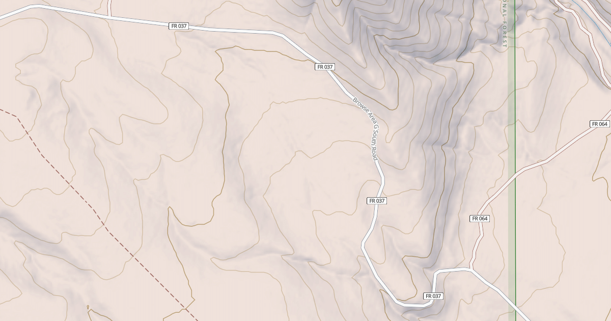 Map preview of BROWSE AREA G S
