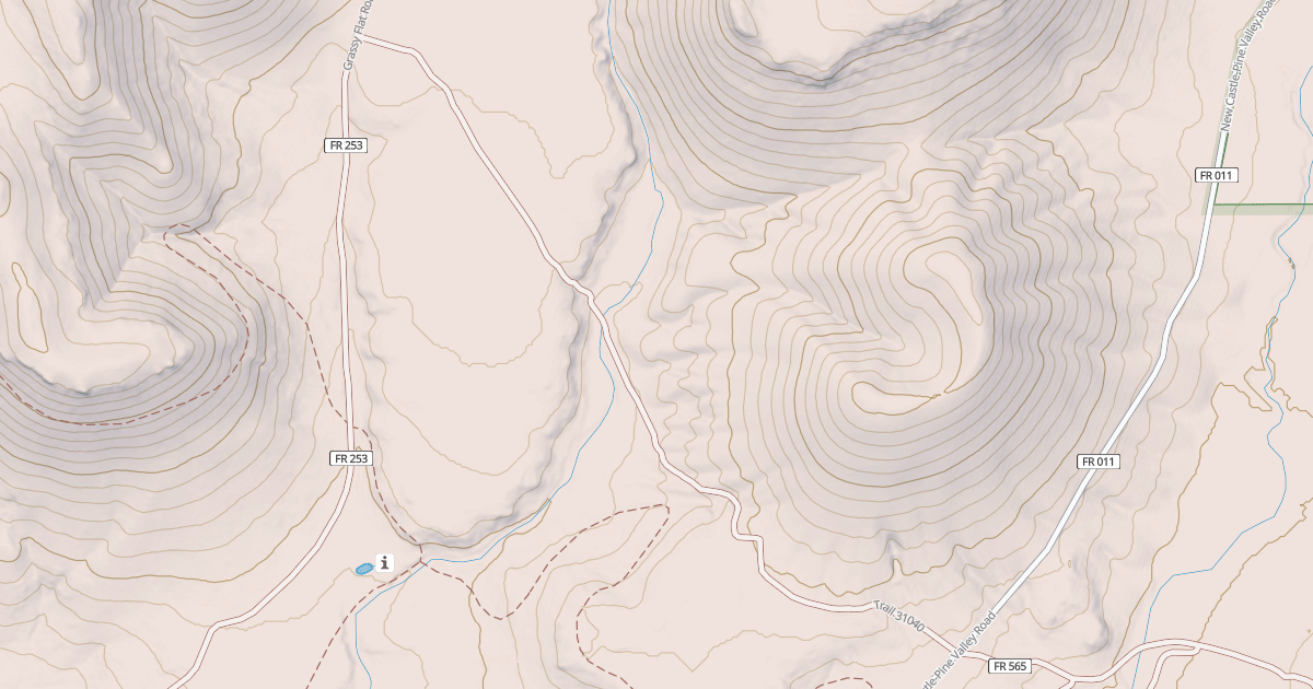 Map preview of GRASS VALLEY ATV TRAIL
