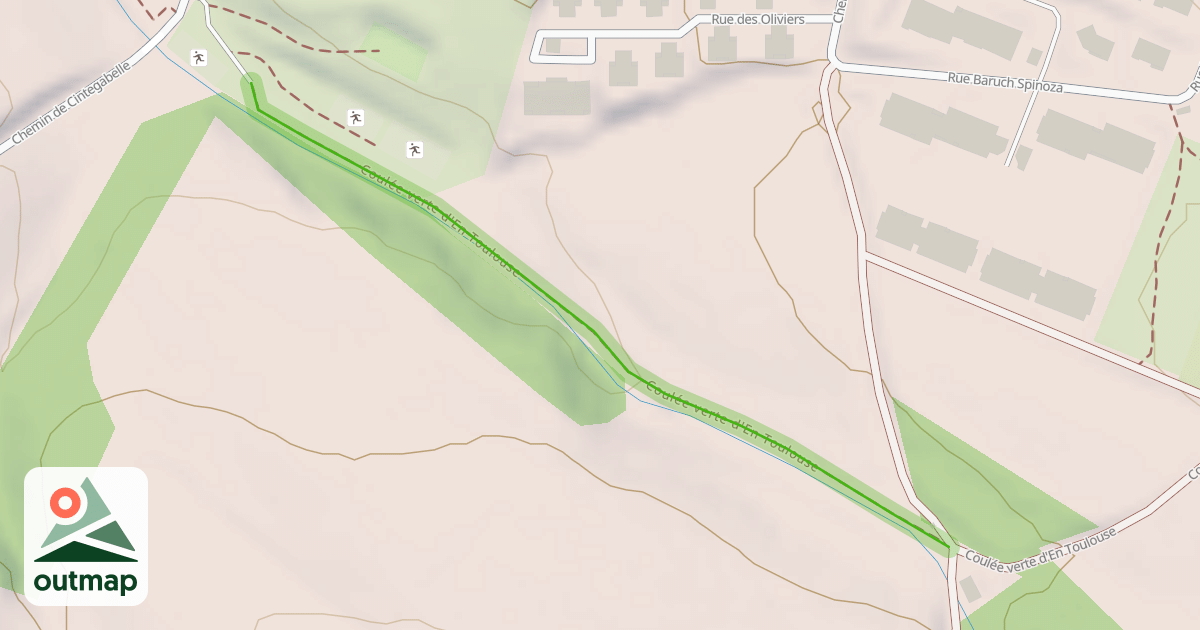 Map of Coulée verte d'En Toulouse