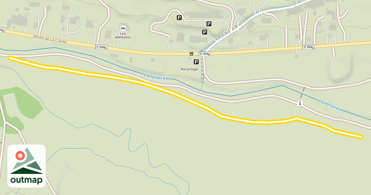Map of Les Iscles - Fortville / Bois Noir