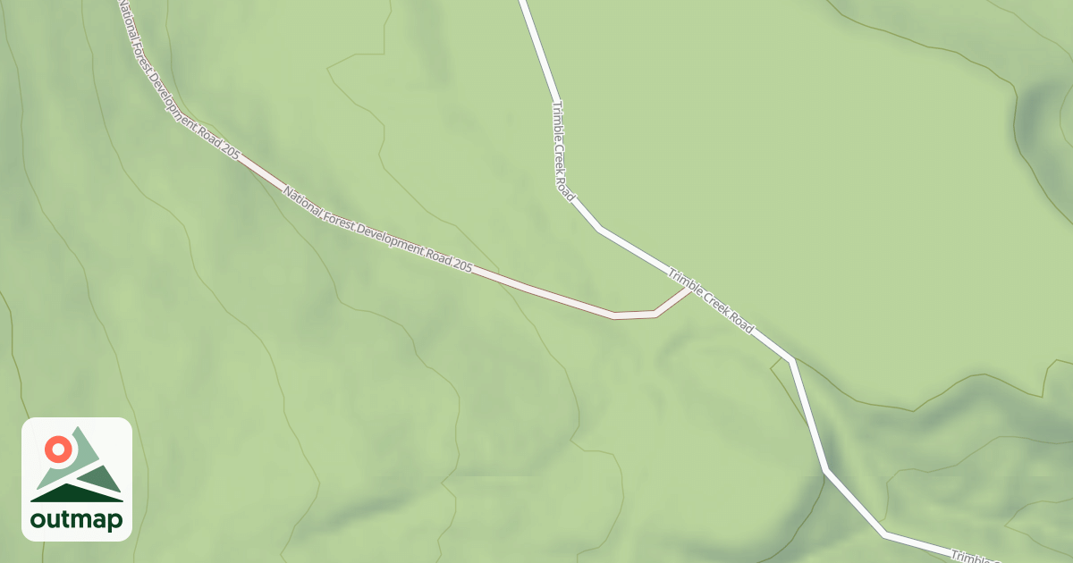 Map of TACOMA PEAK