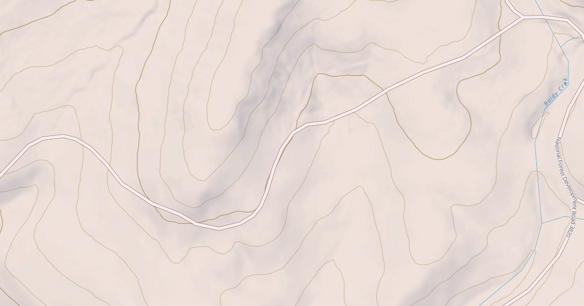 Map preview of USFS National Forest System Roads {CC5C100C-01FB-4F0A-909B-86F67803C687}
