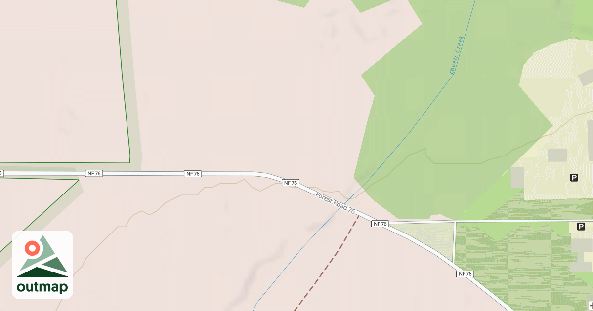 Map of CISPUS CENTER LOWER AREA