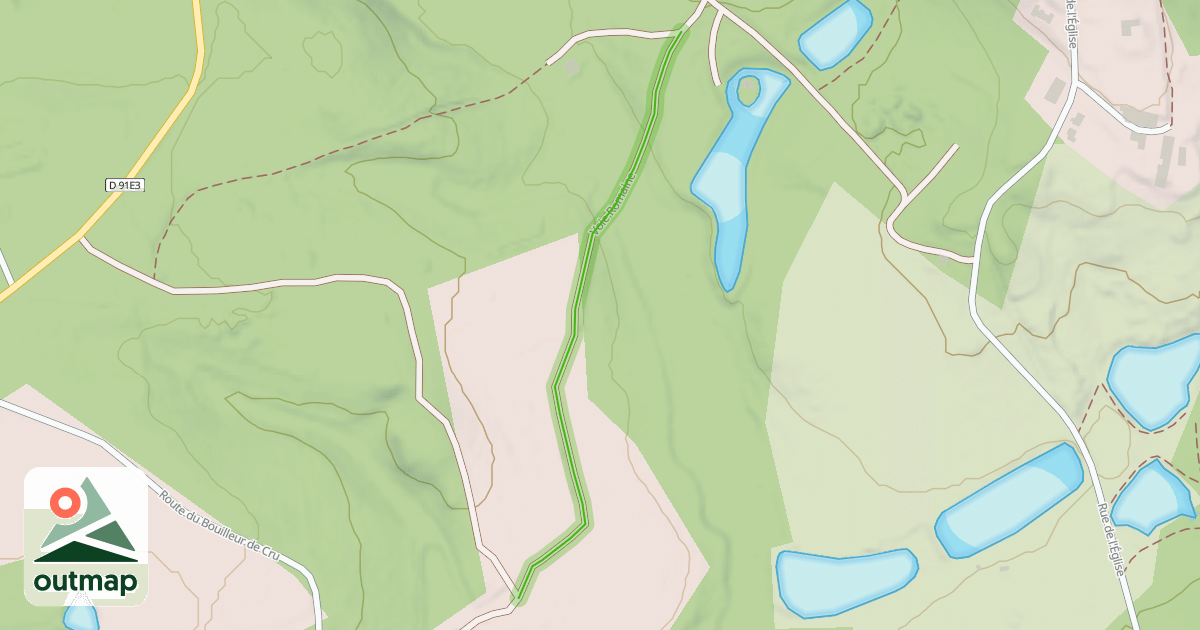 Map of Voie Romaine