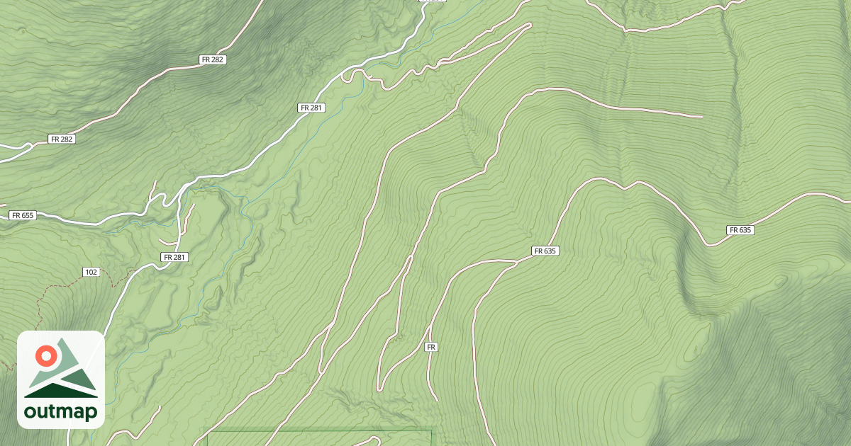 Map of CUTOFF PEAK