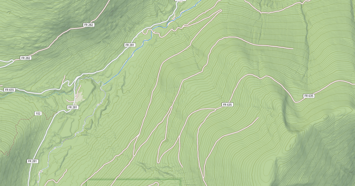 Map preview of CUTOFF PEAK