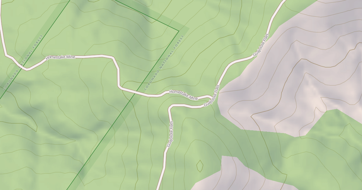 Map preview of HOMESTAKE MINE