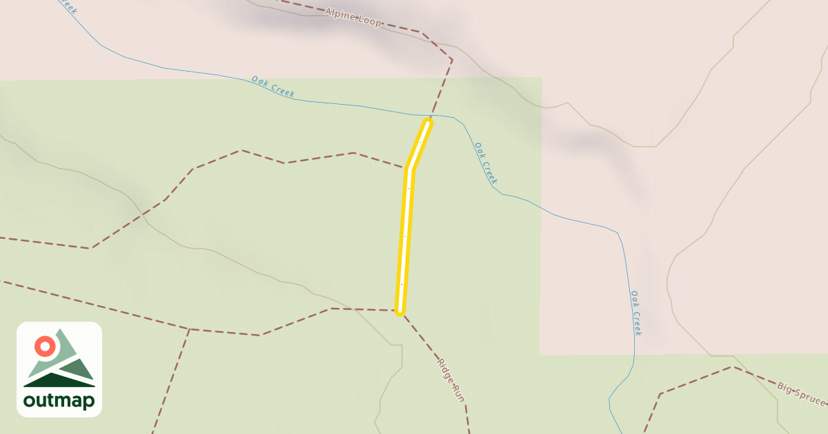 Map of Alpine Loop