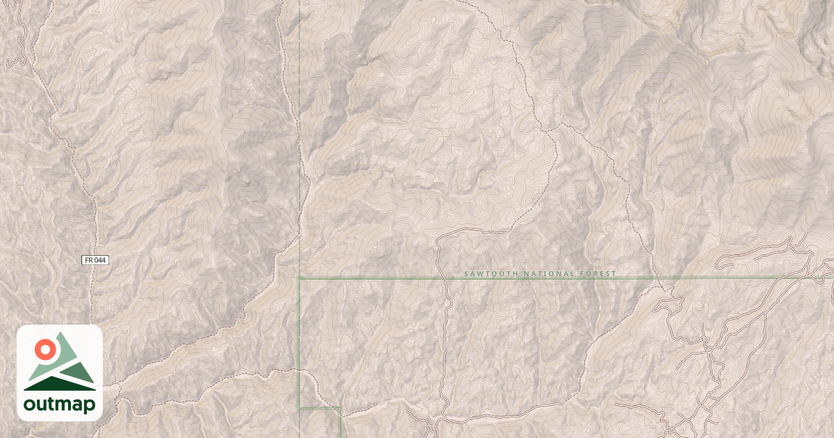 Map of ROANHIDE TRAIL