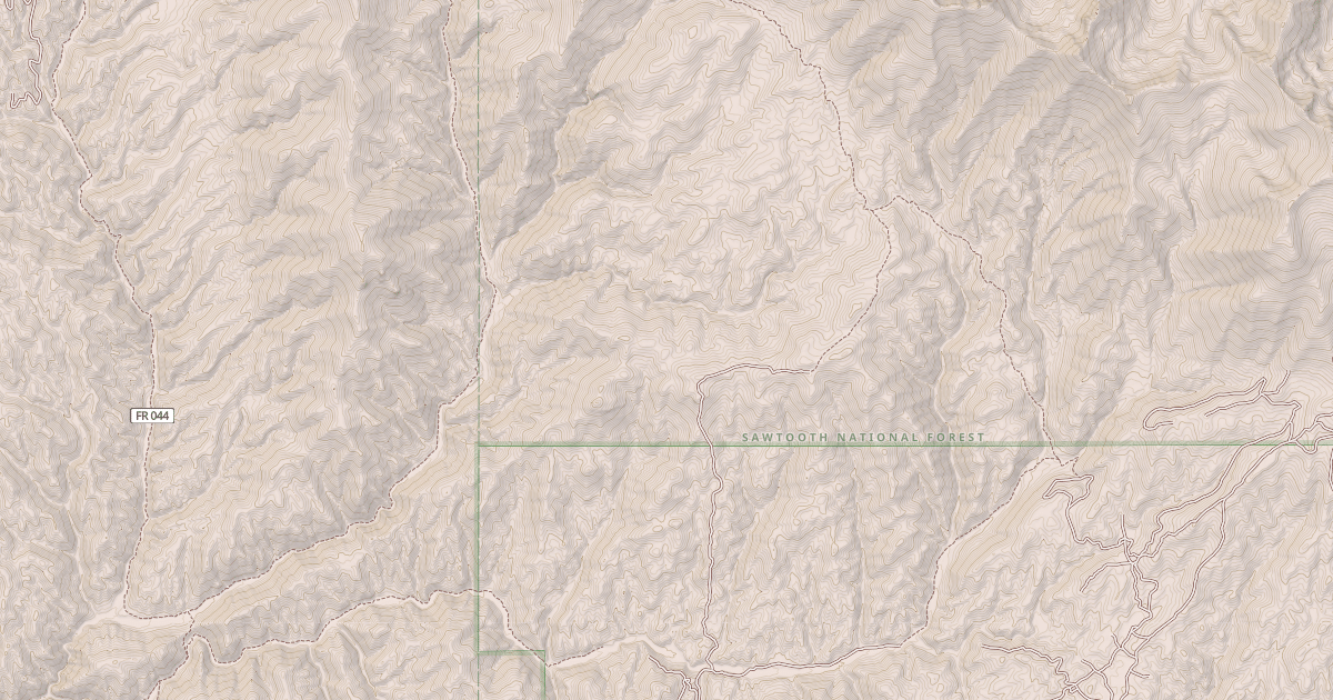 Map preview of ROANHIDE TRAIL