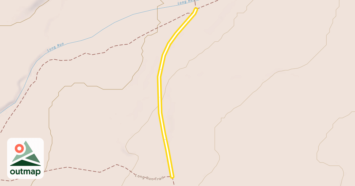 Map of Cherry Ridge Trail