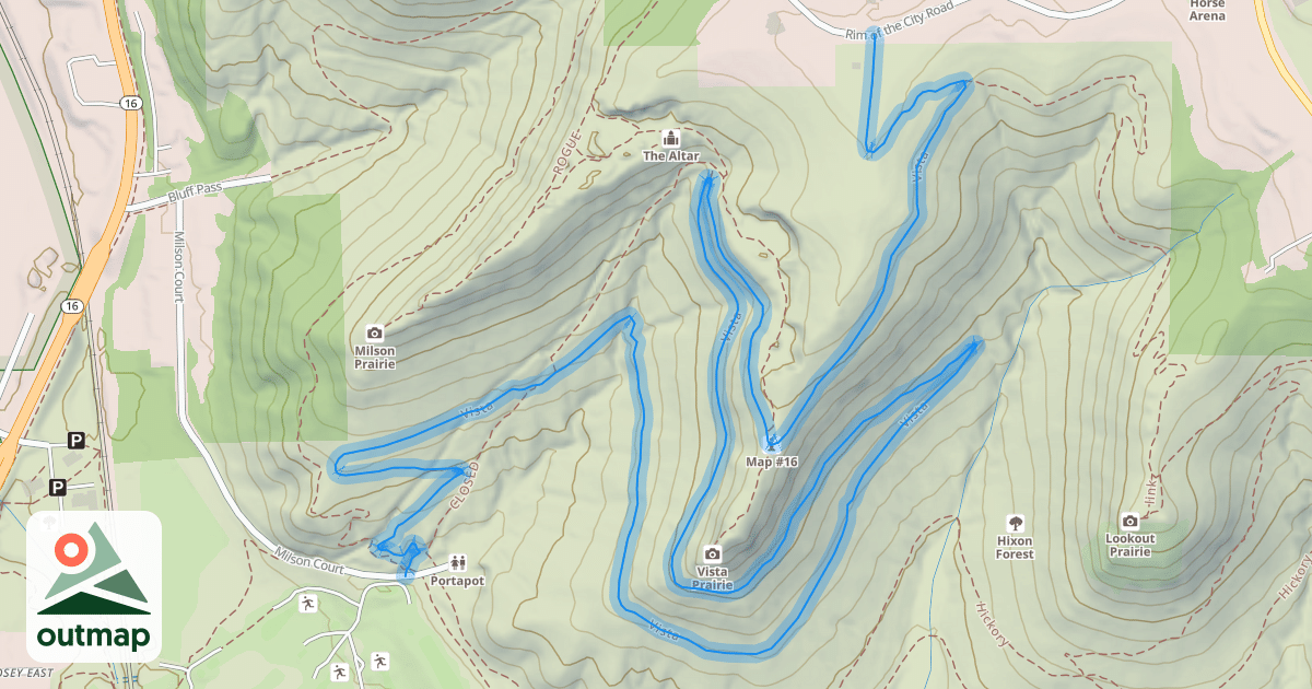 Map of Vista