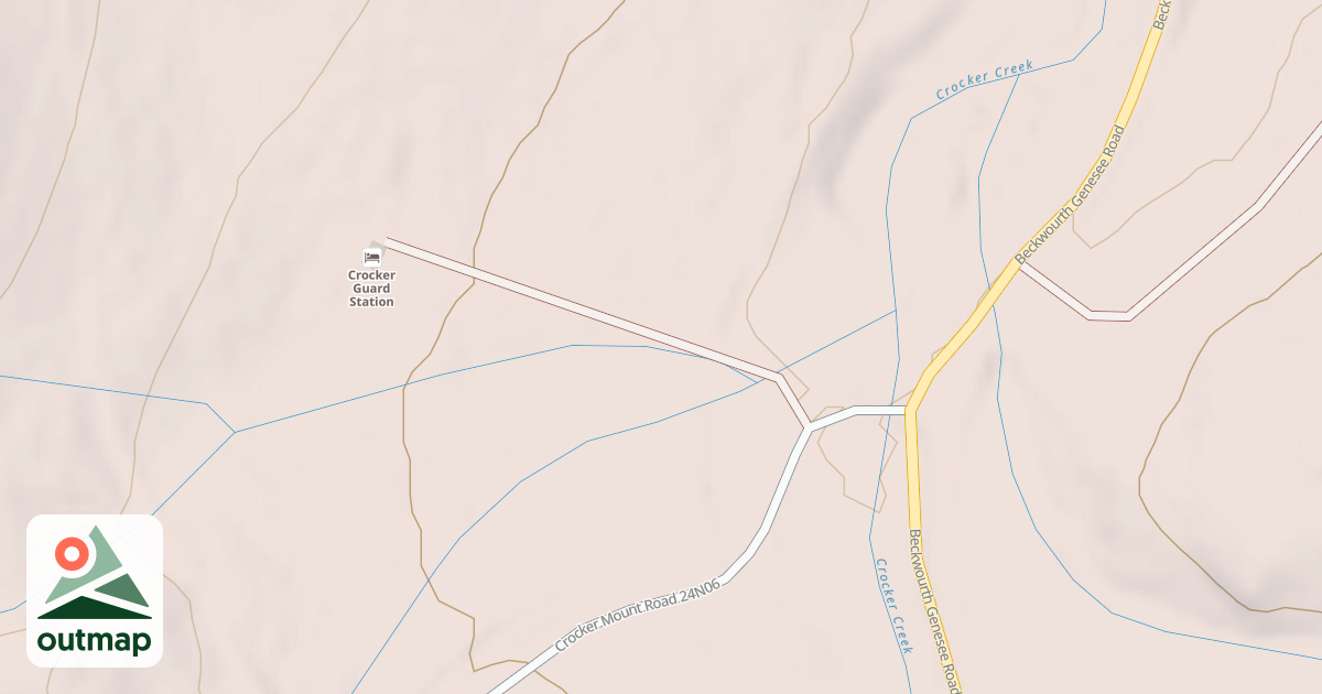 Map of CROCKER GS