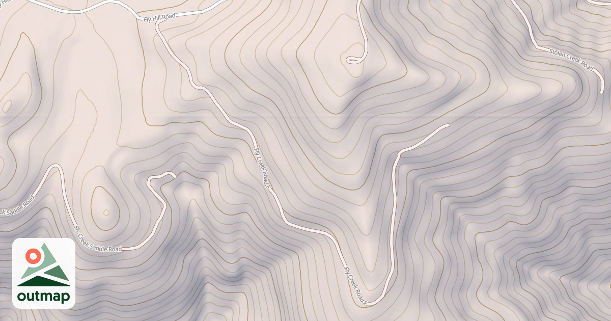 Map of FLY CREEK F