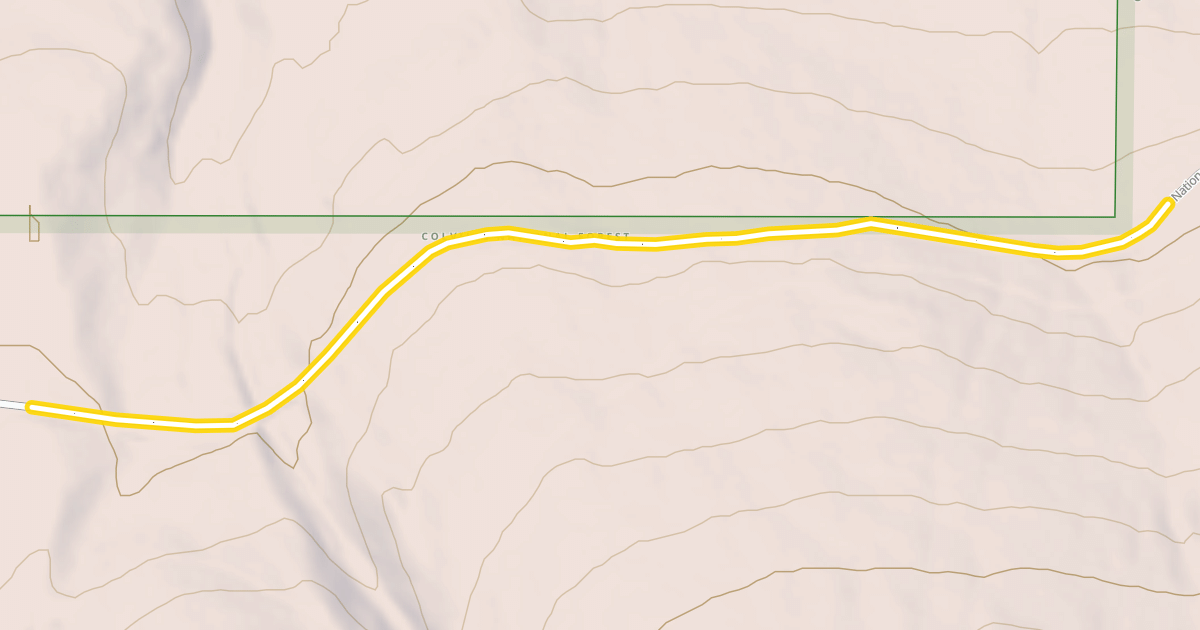 Map preview of National Forest Development Road 260
