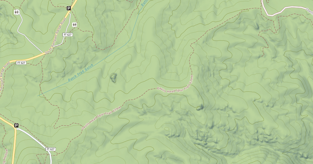 Map preview of Devils Head Spur